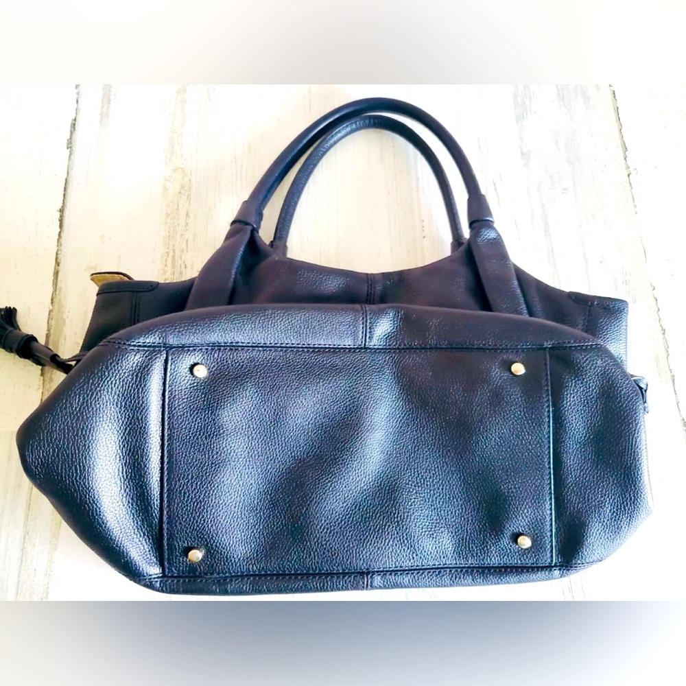 Kate Spade Black Pebble Leather Shoulder Bag - Picture 2 of 12